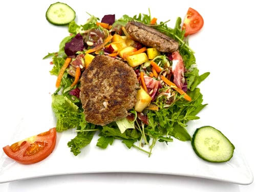 661 Wellness Salat-Teller mit zwei veganen Suzukis