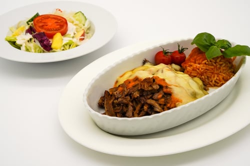 103 Bacchus Gyros mit Käse überbacken