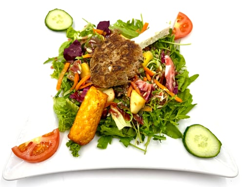 660 Wellness Salat-Teller mit veganer Suzuki