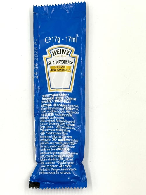 Eine Packung Mayonaise