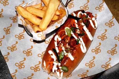 68 Chorizo Hot Dog