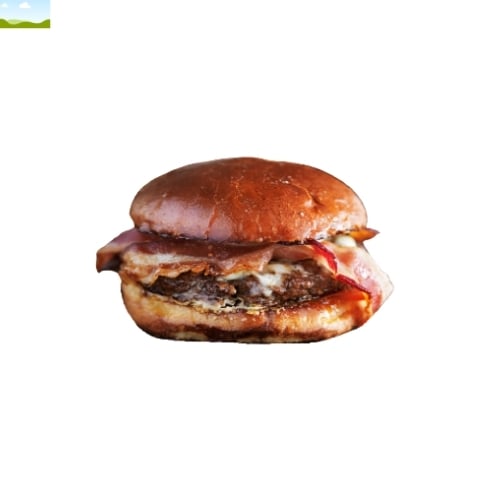 Vegan Bacon Cheeseburger