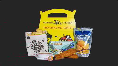 Kids Menü Chickensticks  Kids Menü Chickensticks