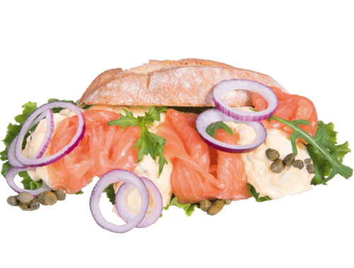 Gerookte Zalm Ciabatta