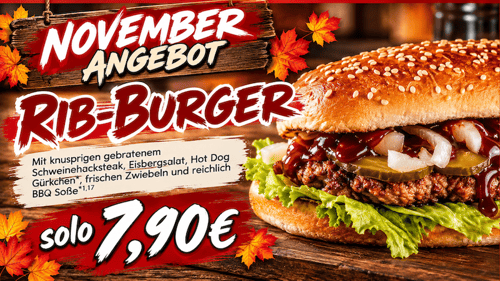 Rib Burger<sup>F</sup>