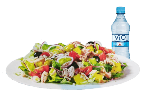 Amerikanischer Salat + Getränk