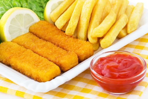 Kids Fischstäbchen Menü