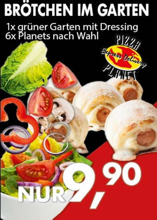 Brötchen im Garten