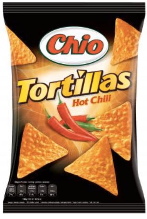 Chio Tortillas Hot Chili 