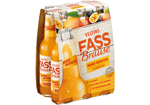 Veltins Fassbrause Mango-Maracuja 6x0,33l