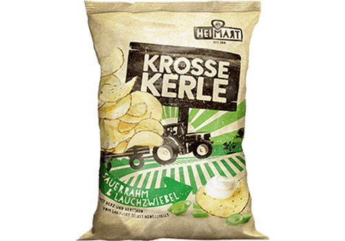 HeiMart Krosse Kerle Sauerrahm & Lauchzwiebel 115g