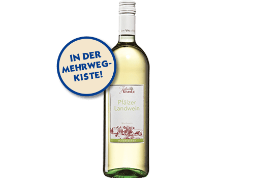 Pfälzer Landwein weiss halbtrocken 6x1,0l