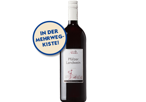 Pfälzer Landwein rot halbtrocken 6x1,0l