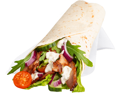 Wrap Chicken Kebab