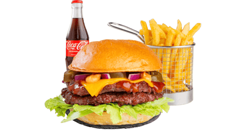 Chili Cheese Burgermenü Normal