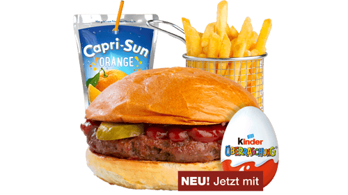 Kids Menü Burger & Pommes