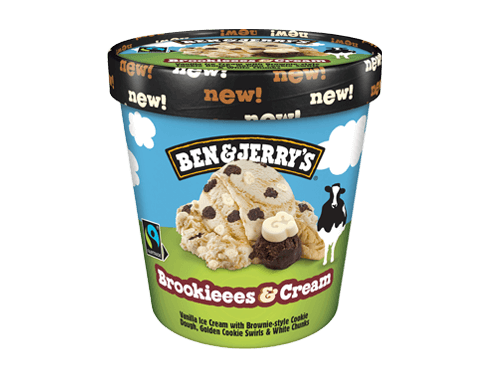 Ben & Jerry`s Brookieees & Cream  (465 ml)