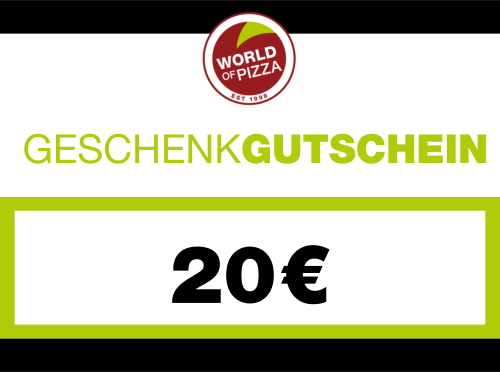 WOP-Geschenkgutschein im Wert von 20 Euro
