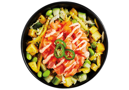 Poké Spicy Salmon