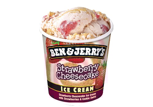 Ben & Jerry's Strawberry Cheesecake