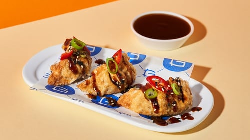 Fried Mandu Kimchi 'n Chicken