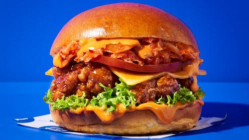 Kimchi Chicken Cheese Bun