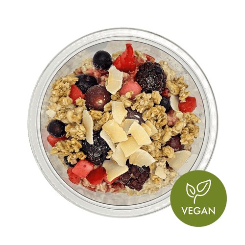 Overnight Oats Fresh Berry Crunch