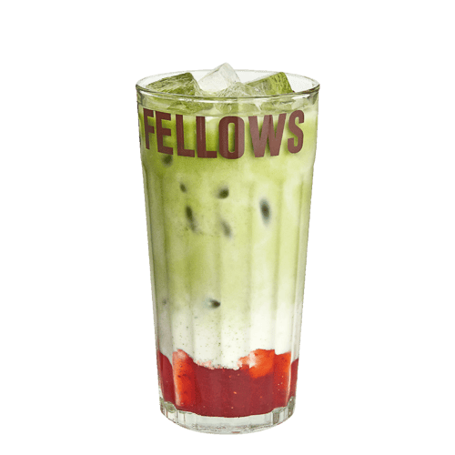 Iced Strawberry Matcha Latte
