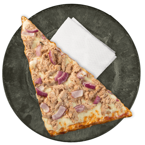 Pizza-Slice Thunfisch