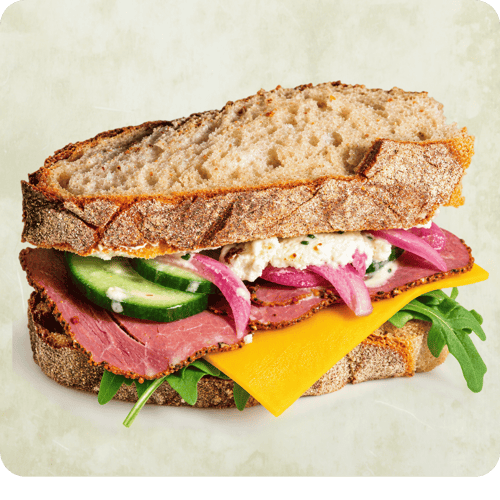 Pastrami Deli Sandwich