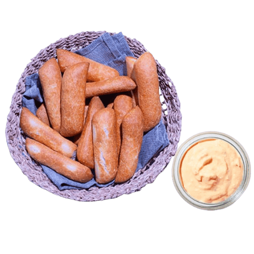 Ciabatta Stick Set mit Curry Dattel Dip