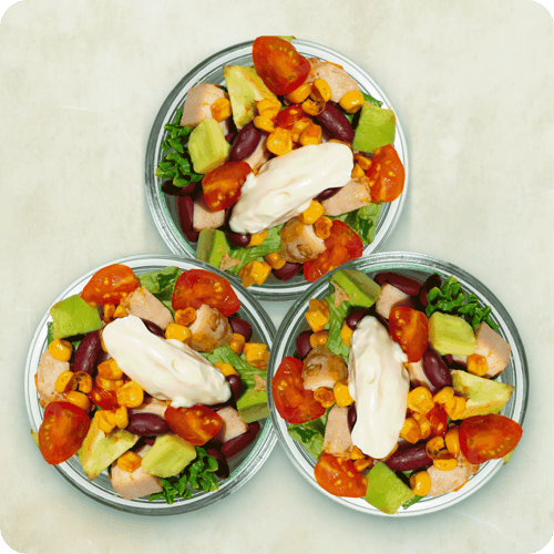 Burrito Buddy Chicken Mini Bowl Set (3Stk.)