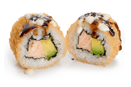 Crunchy Sake Roll - 8 Stück