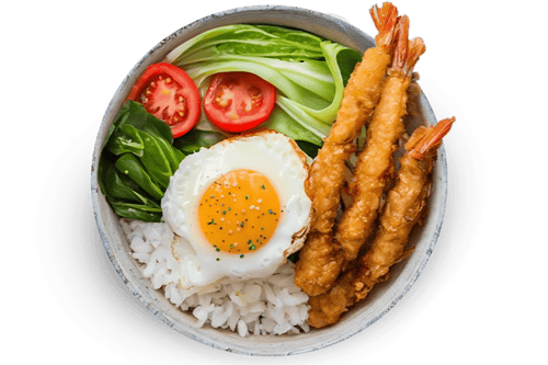 Donburi Crispy Ebi Garnelen