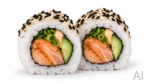 Salmon Roll - 8 Stück