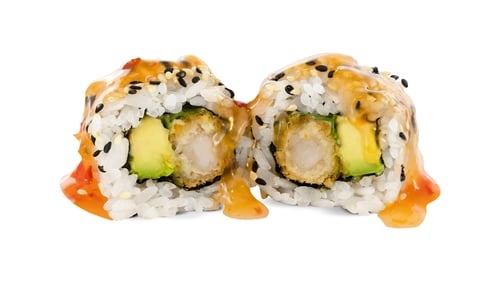 Crispy Ebi Roll mit Sweet Chili Sauce - 8 Stück
