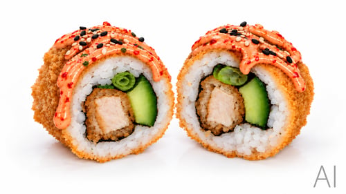 Kimchi Crunchy Chicken Roll - 8 Stück