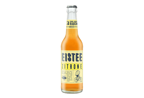 Eistee Zitrone aus Schwarztee und Hagebutte - 0,33 L