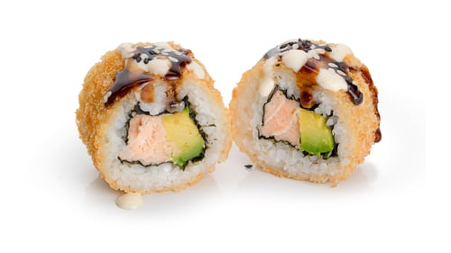 Crunchy Sake Roll - 8 Stück