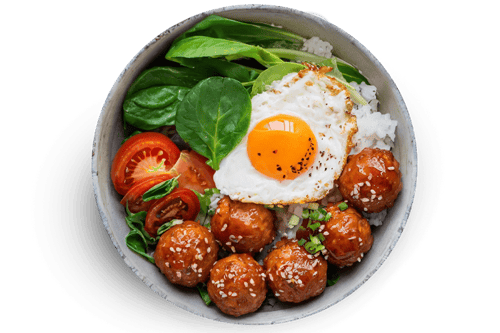 Donburi Chicken Balls