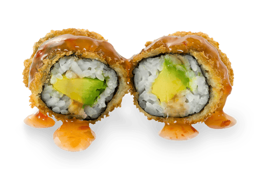 Mini Yoko Roll Avocado mit Sweet Chili Sauce - 8 Stück