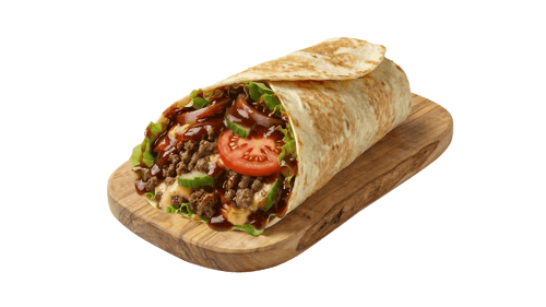 BBQ Burger Wrap