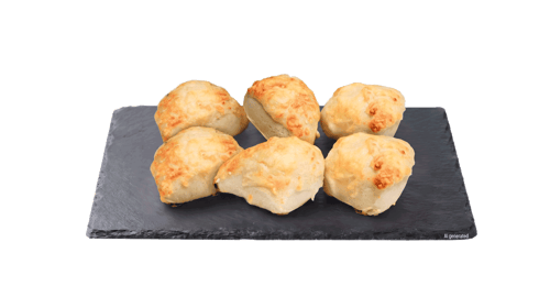 Pizzabrötchen mit Käse überbacken