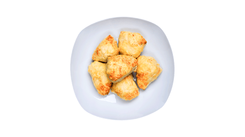 Pizzabrötchen mit Käse überbacken