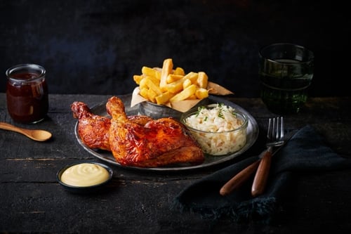 1+1 Kippenpoten Menu