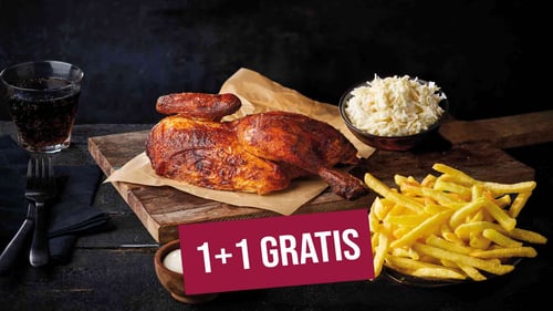 Halve Kip Menu