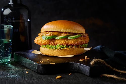 Crunchy Saté Burger