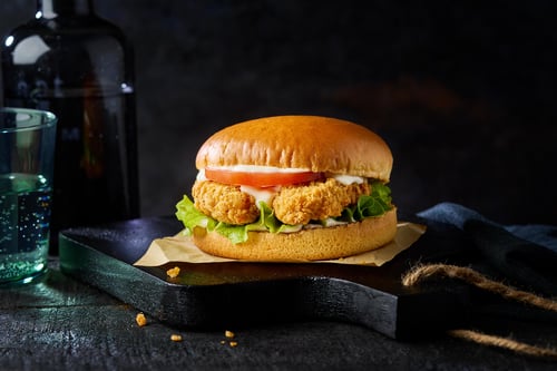 Chicken Strips Burger