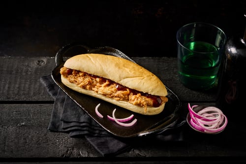 Broodje Pulled Chicken