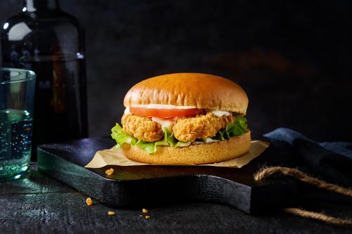 Chicken Strips Burger